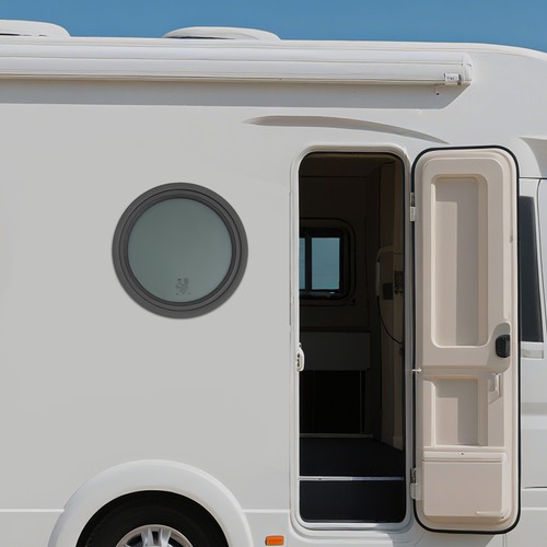 13in round fixed window - rv,